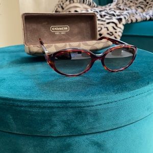 Coach Sabrina Tortoise Sunglasses